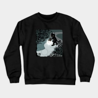 Go On A Walk At Night Crewneck Sweatshirt